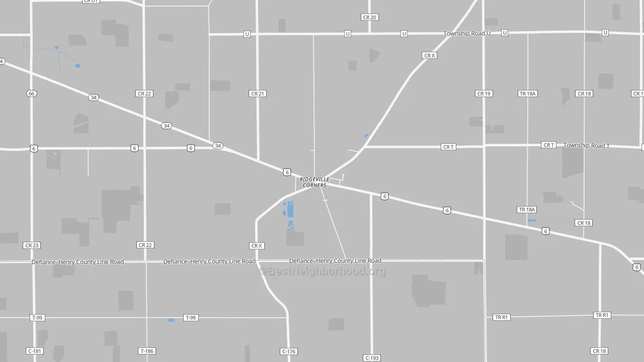 Transit Grade map of 43555, OH