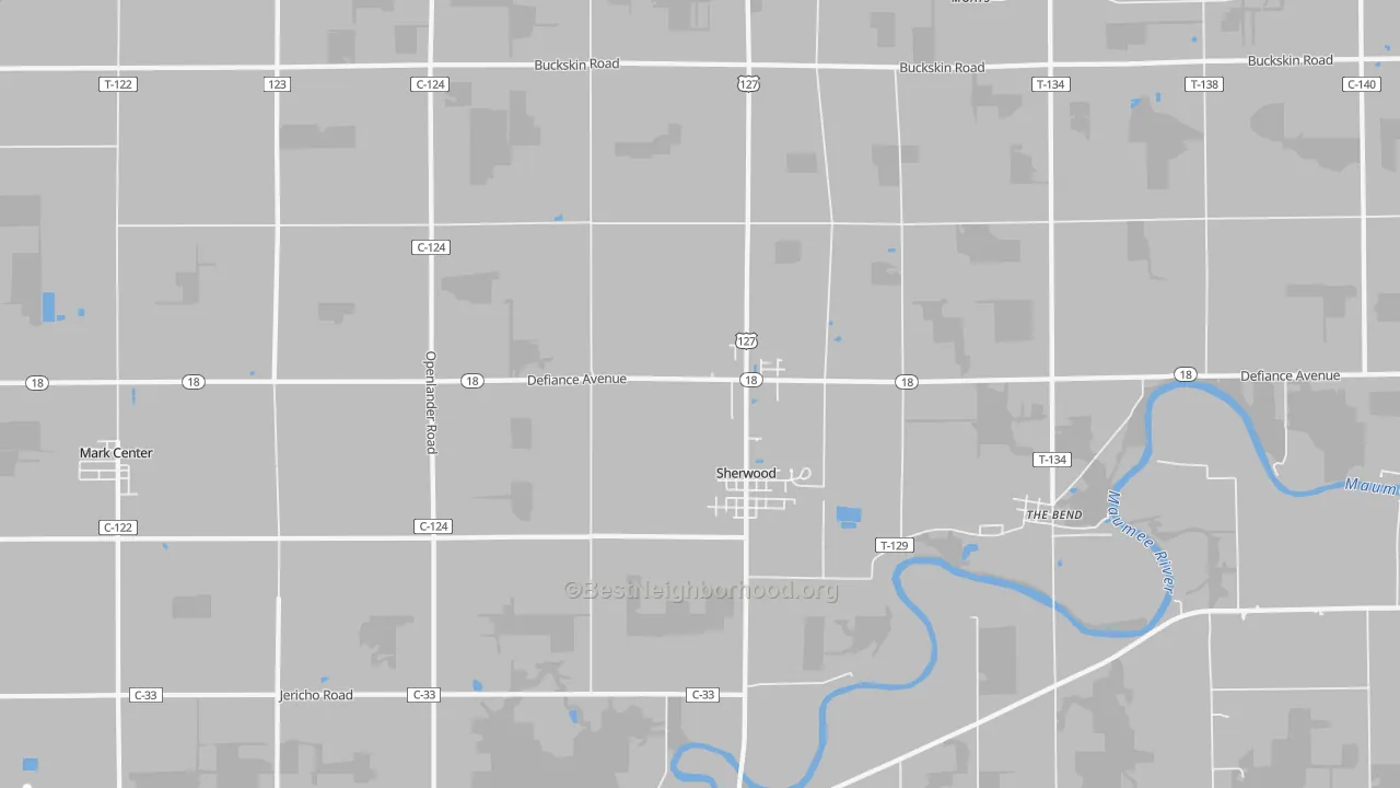Transit Grade map of 43556, OH