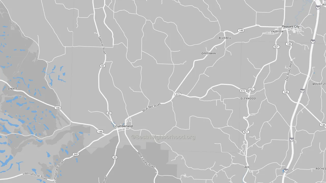 Transit Grade map of 43732, OH