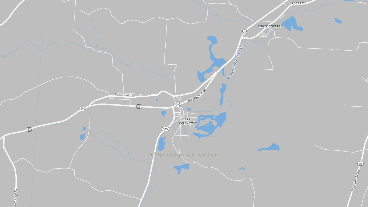 Transit Grade map of 43735, OH
