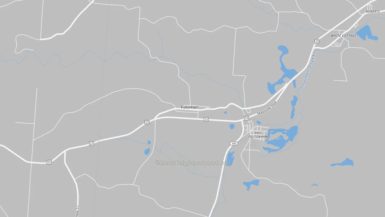 Transit Grade map of 43738, OH