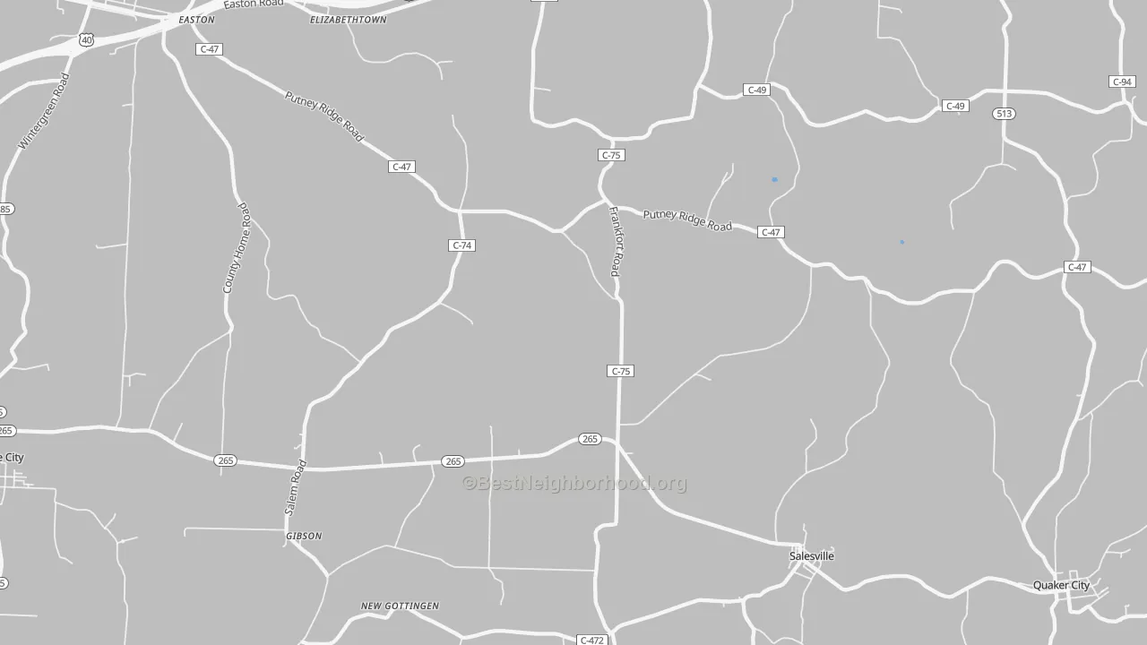Transit Grade map of 43778, OH