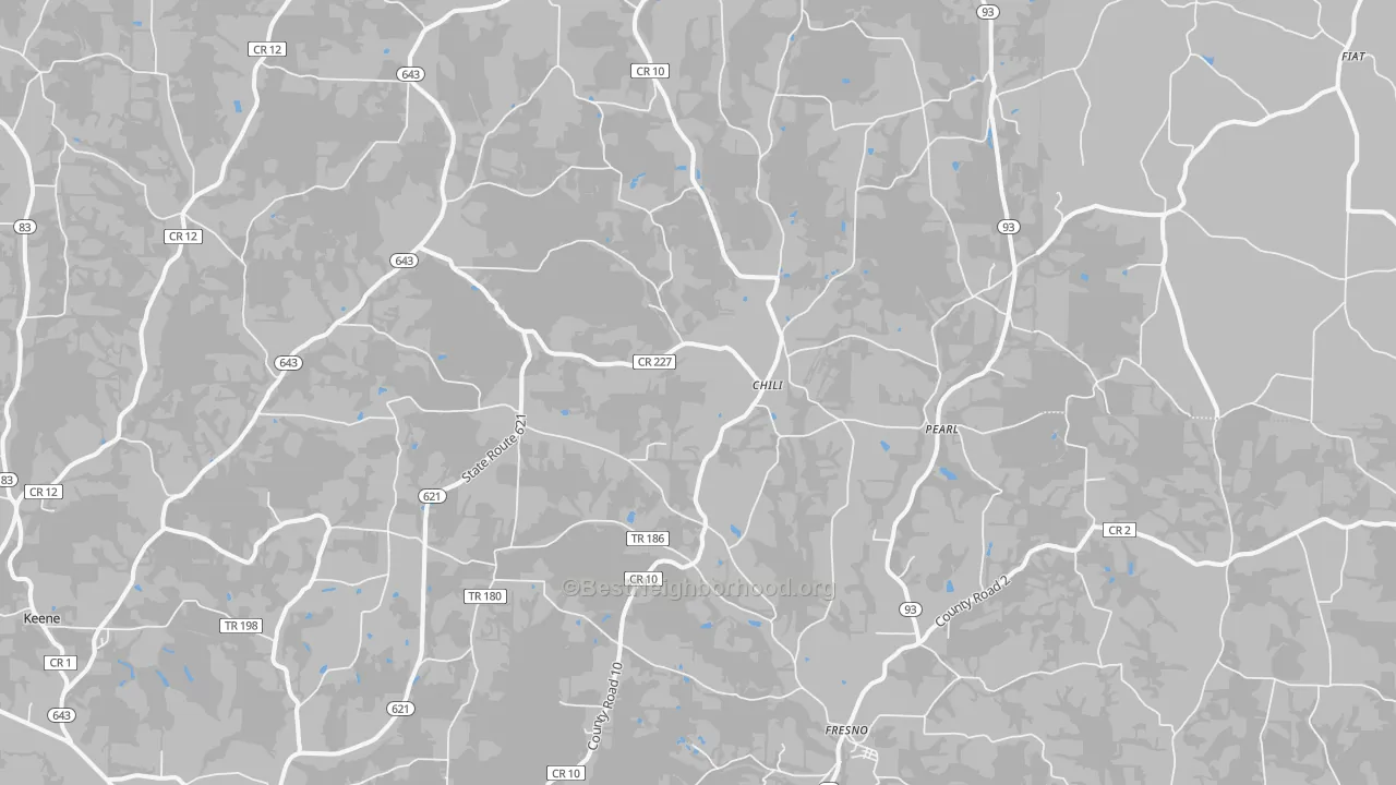 Transit Grade map of 43824, OH