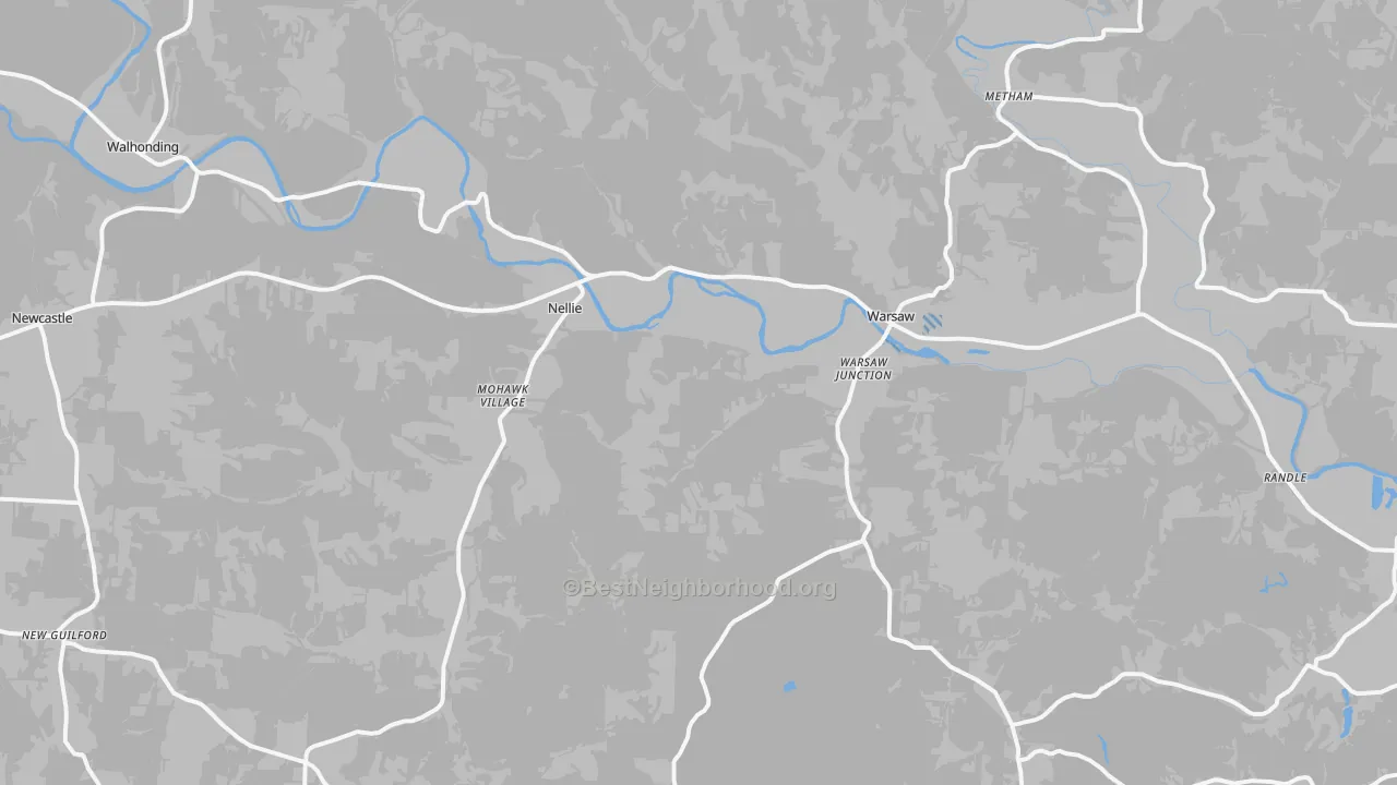 Transit Grade map of 43844, OH