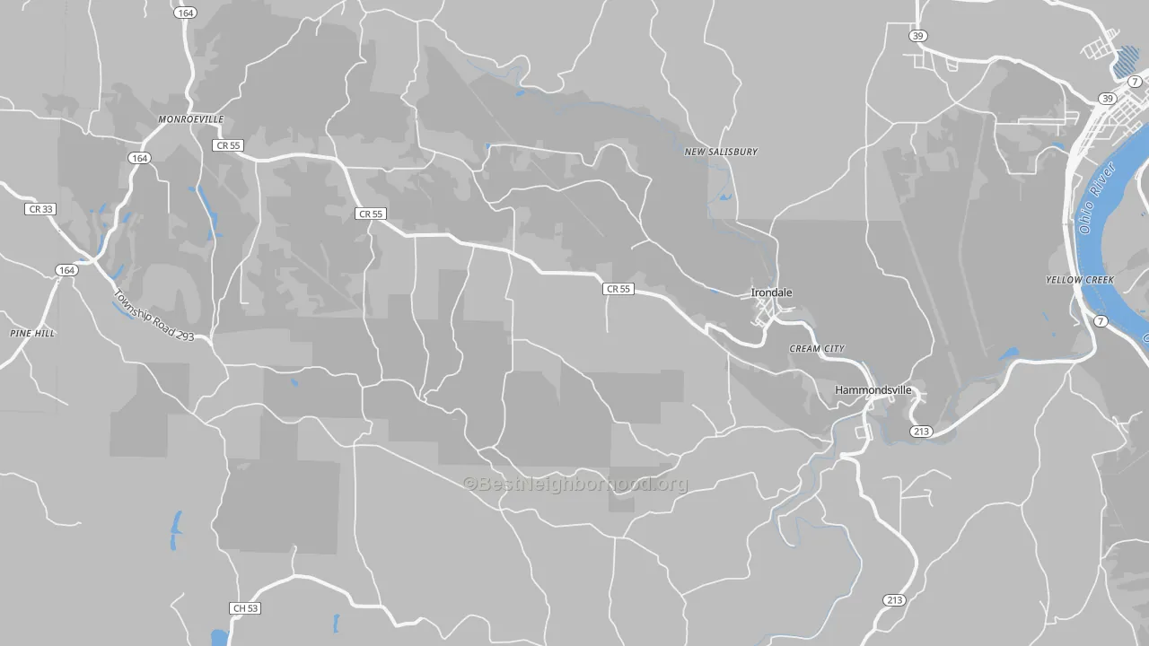 Transit Grade map of 43930, OH