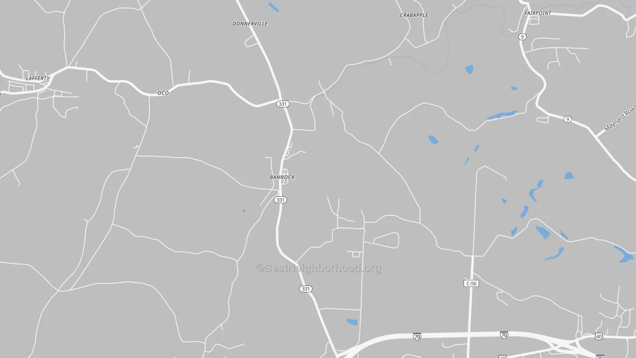 Transit Grade map of 43972, OH