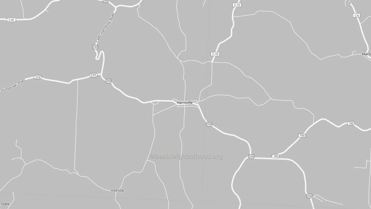 Transit Grade map of 43974, OH