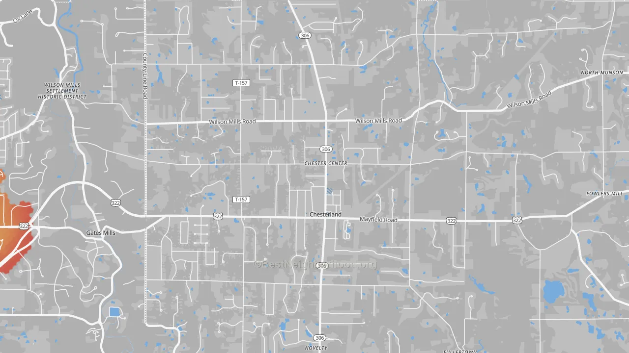 Transit Grade map of 44026, OH