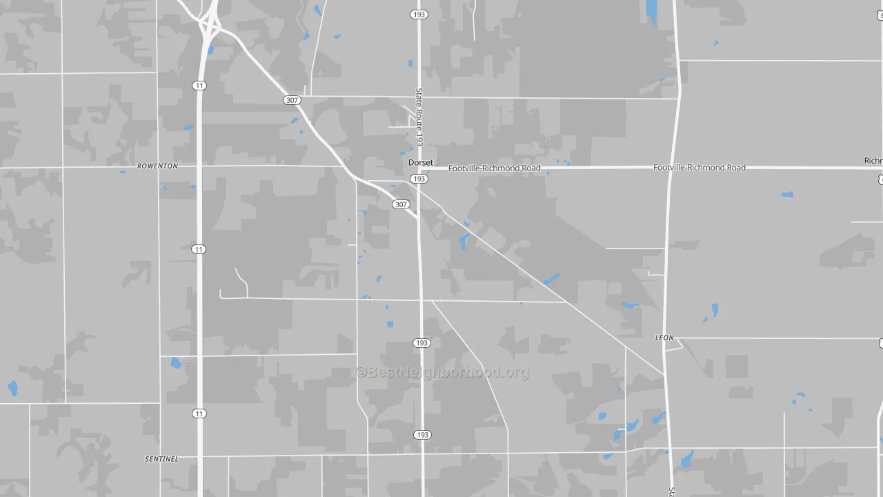 Transit Grade map of 44032, OH