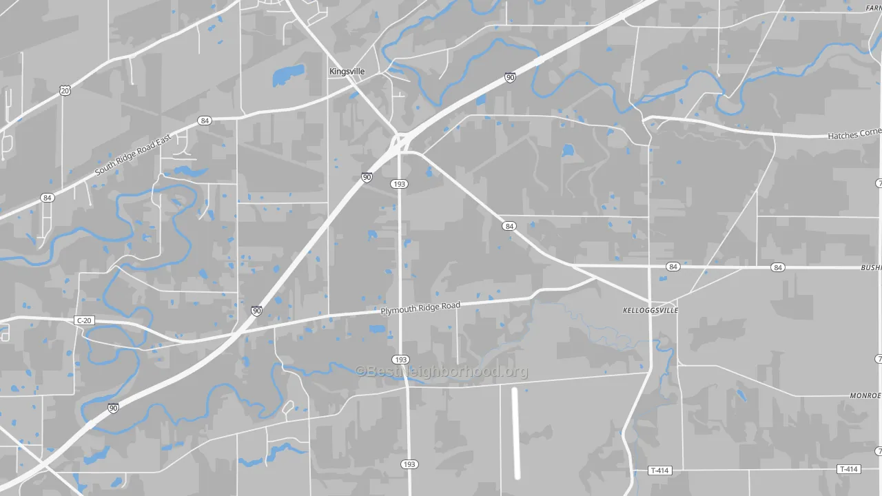 Transit Grade map of 44048, OH