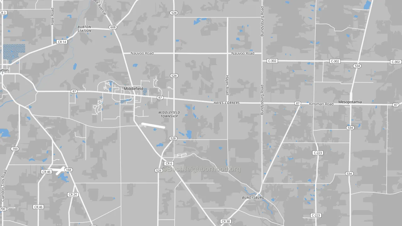 Transit Grade map of 44062, OH