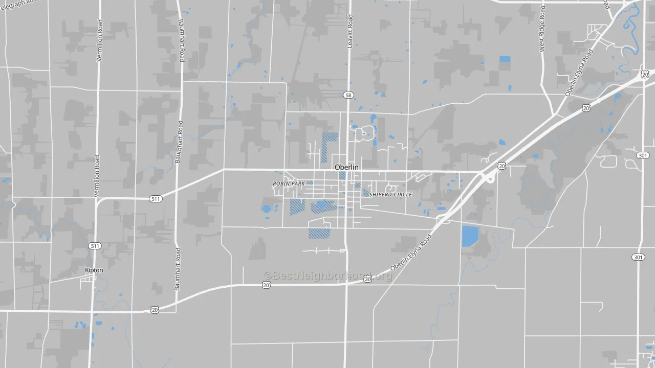 Transit Grade map of 44074, OH