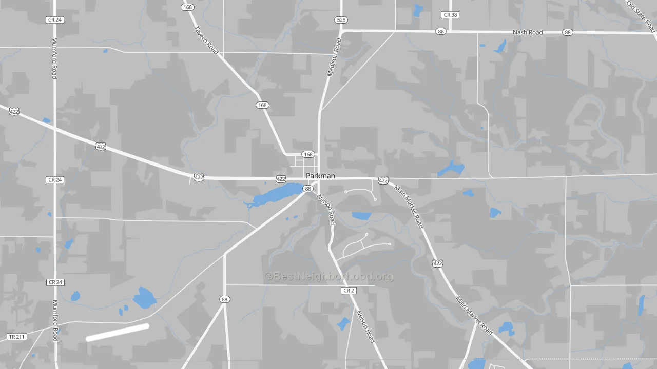Transit Grade map of 44080, OH