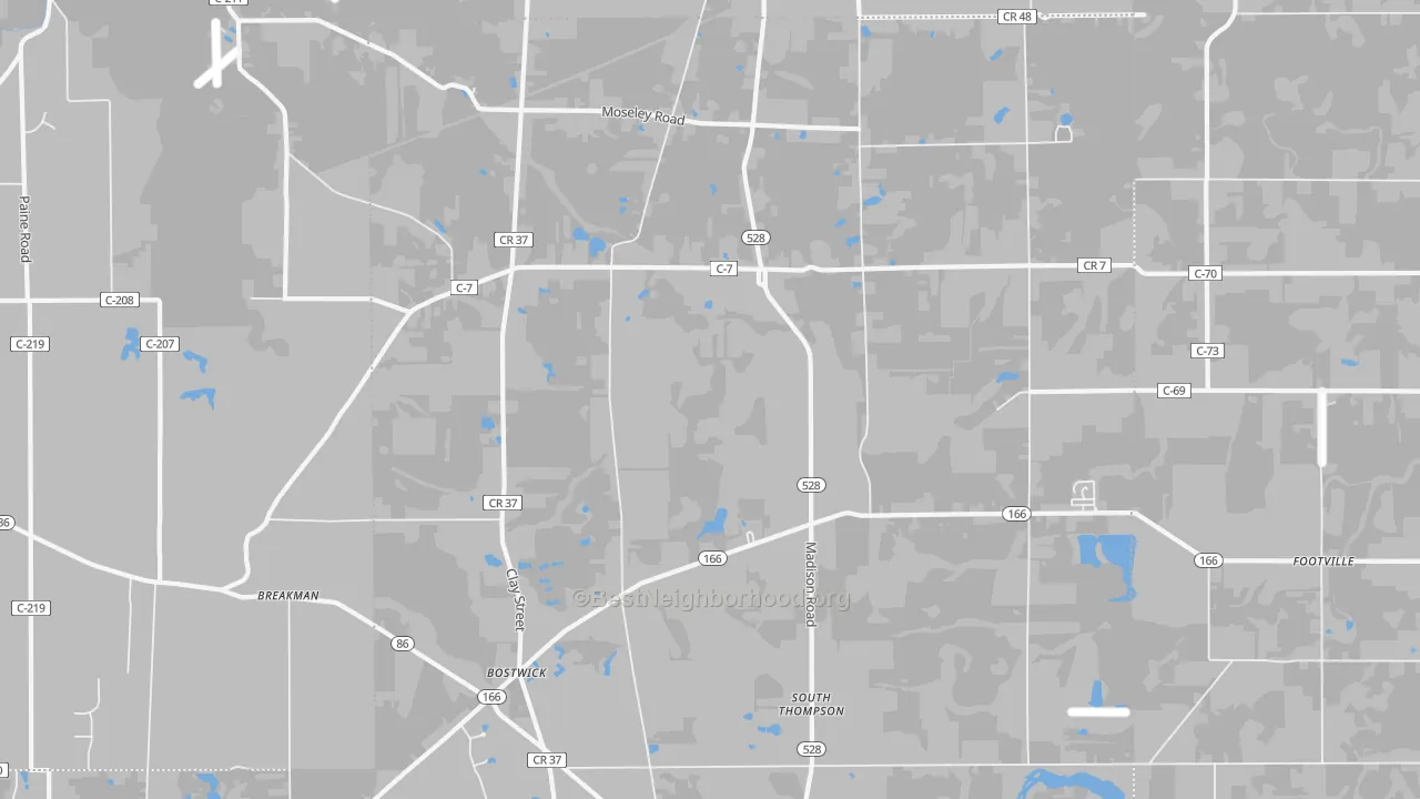 Transit Grade map of 44086, OH