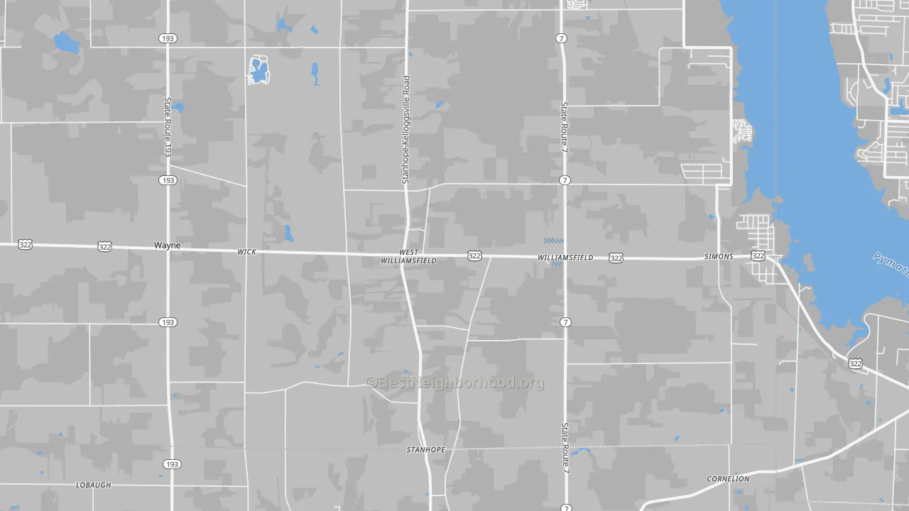 Transit Grade map of 44093, OH