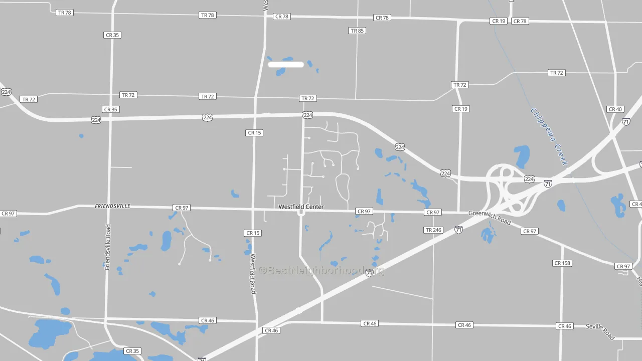 Transit Grade map of 44251, OH