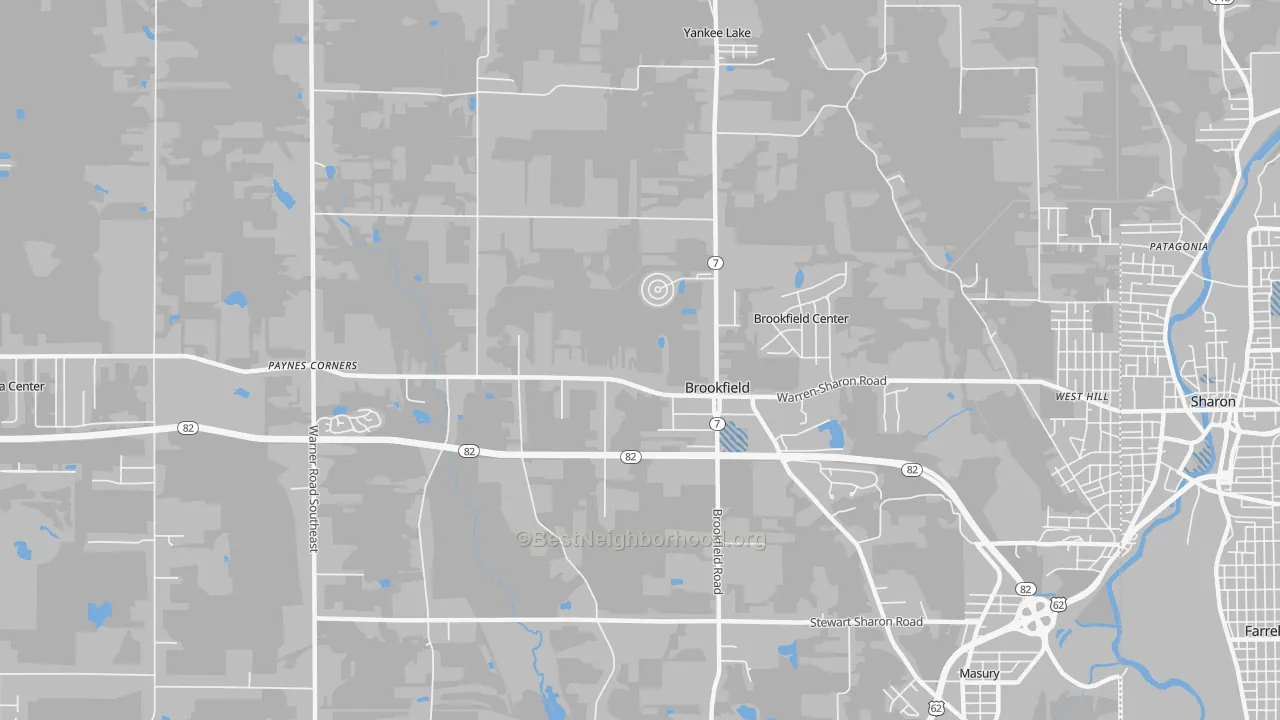 Transit Grade map of 44403, OH