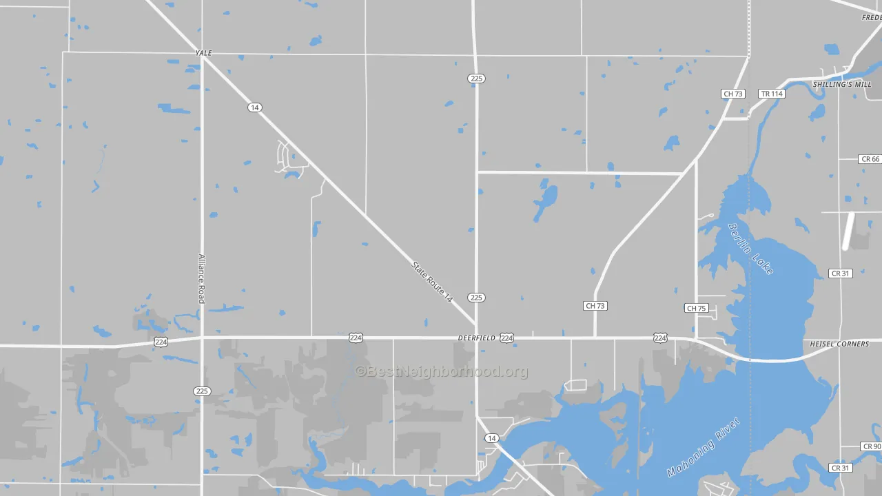 Transit Grade map of 44411, OH