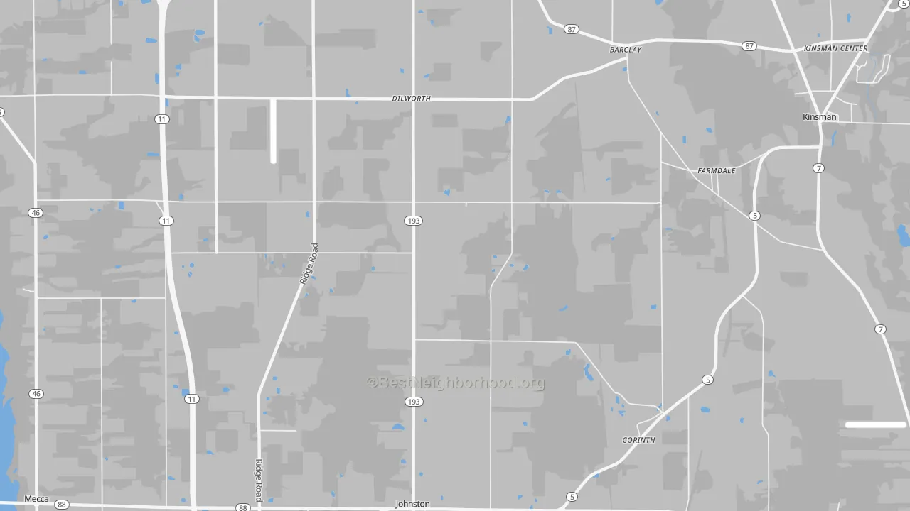 Transit Grade map of 44417, OH