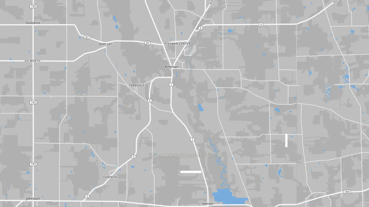 Transit Grade map of 44428, OH