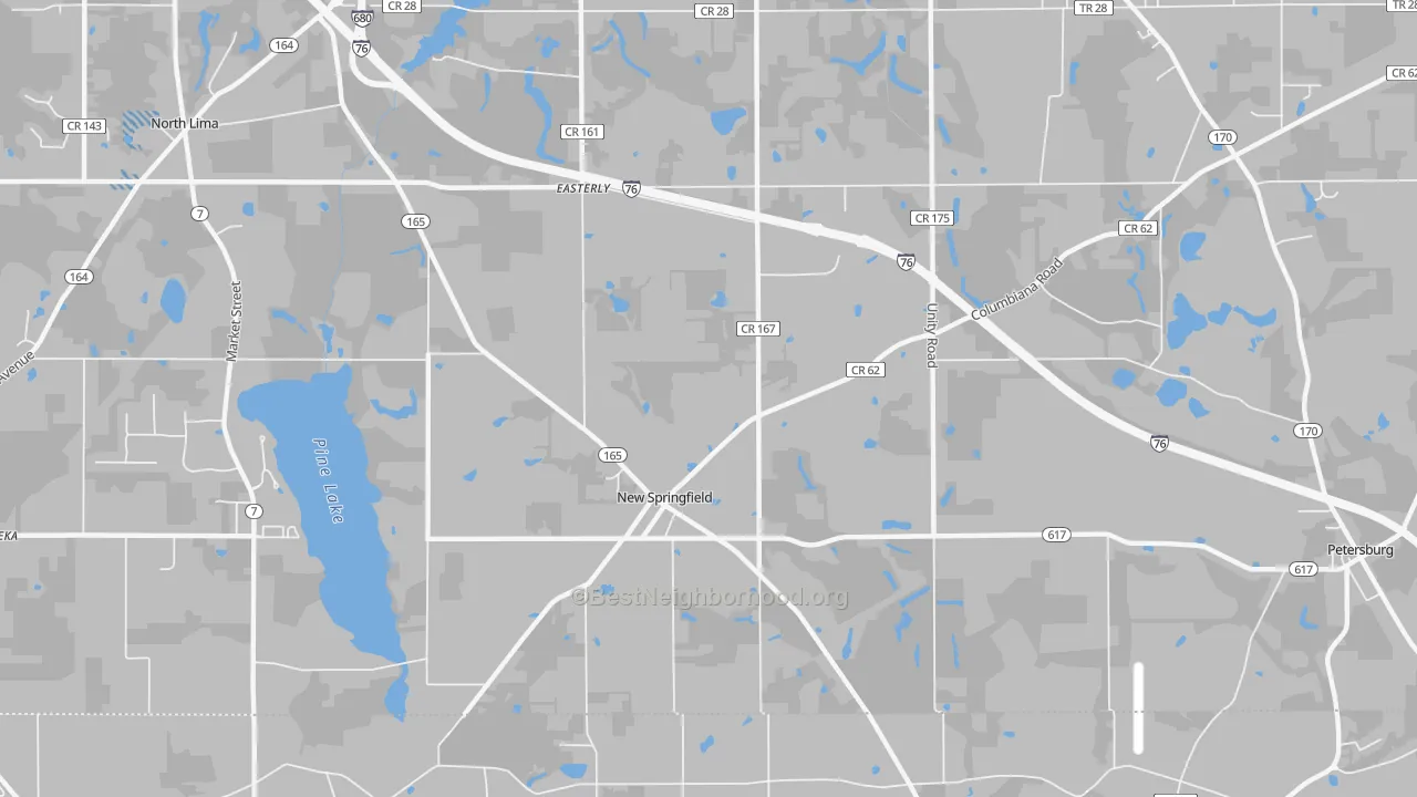 Transit Grade map of 44443, OH