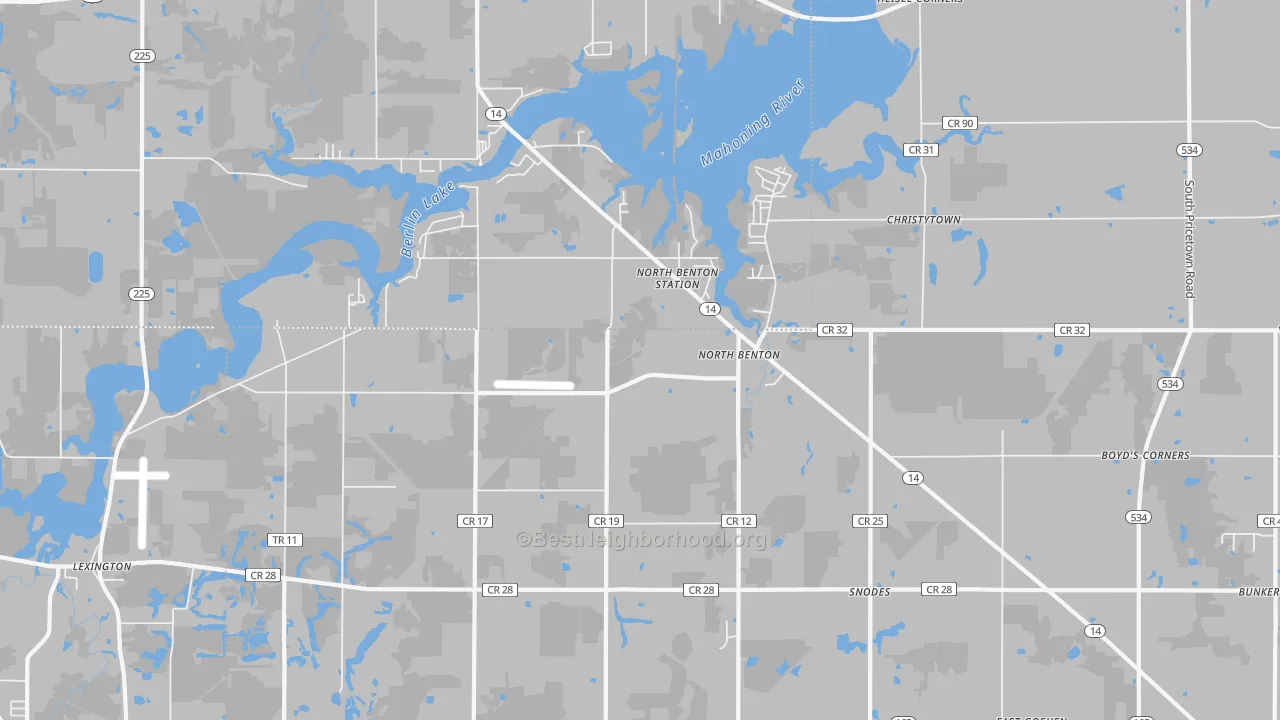 Transit Grade map of 44449, OH