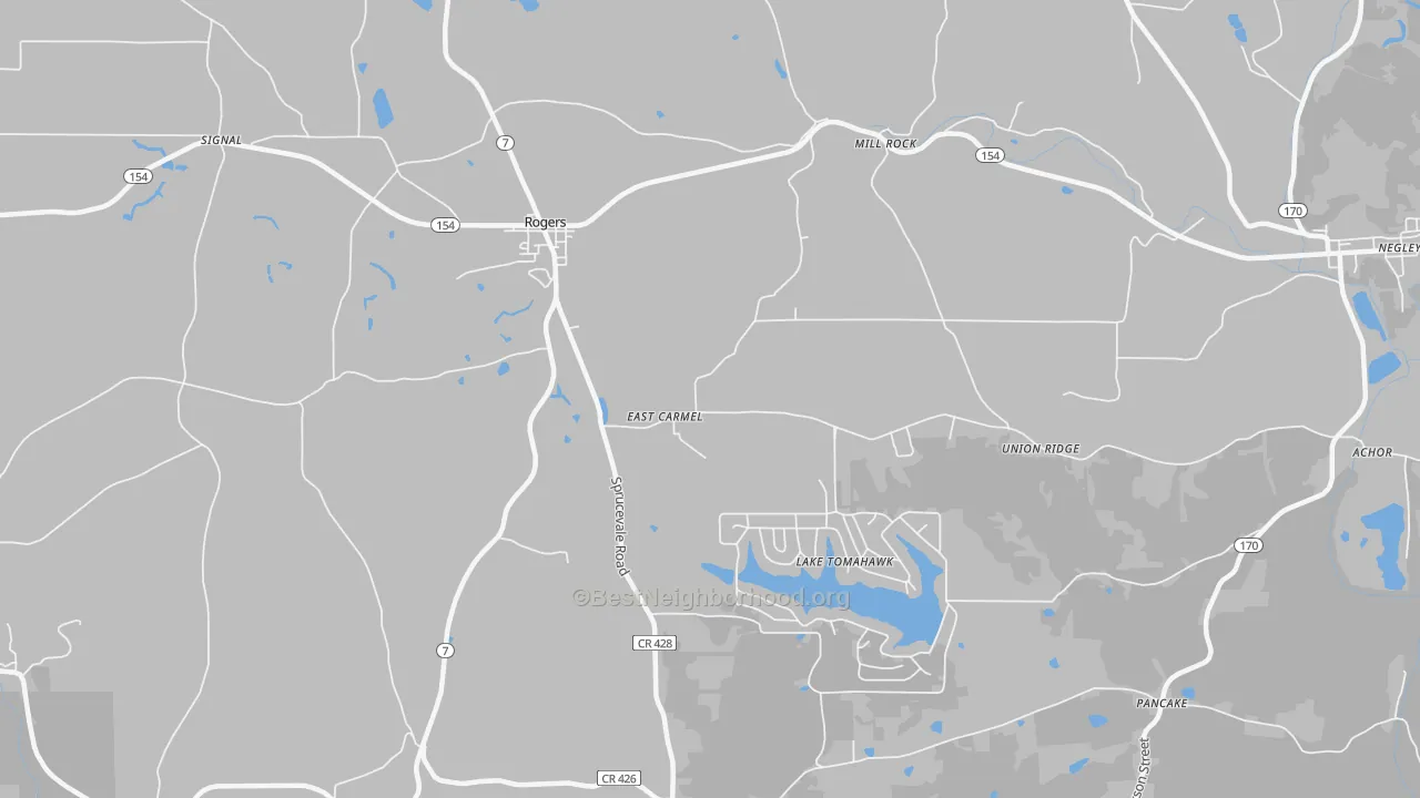 Transit Grade map of 44455, OH