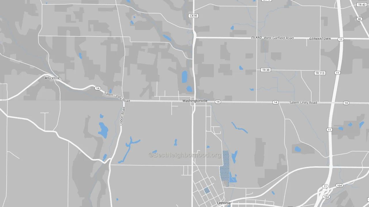 Transit Grade map of 44490, OH