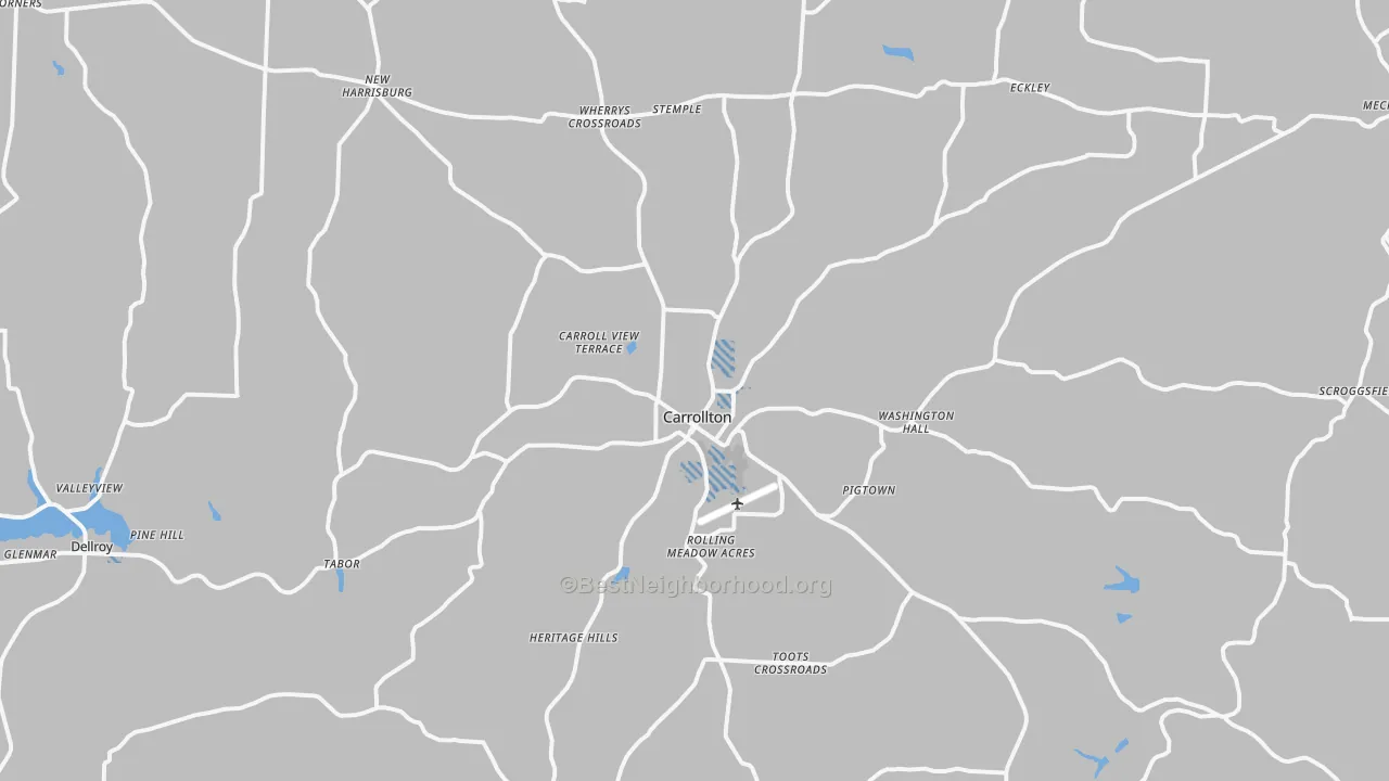 Transit Grade map of 44615, OH