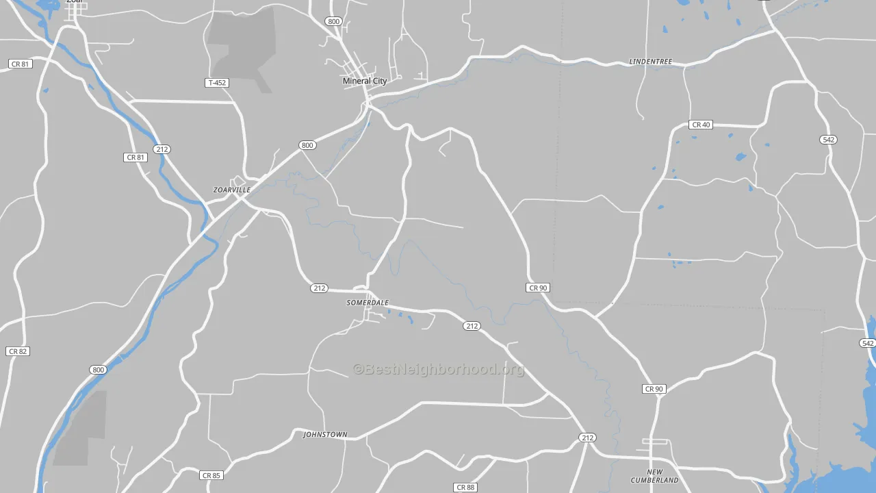 Transit Grade map of 44656, OH
