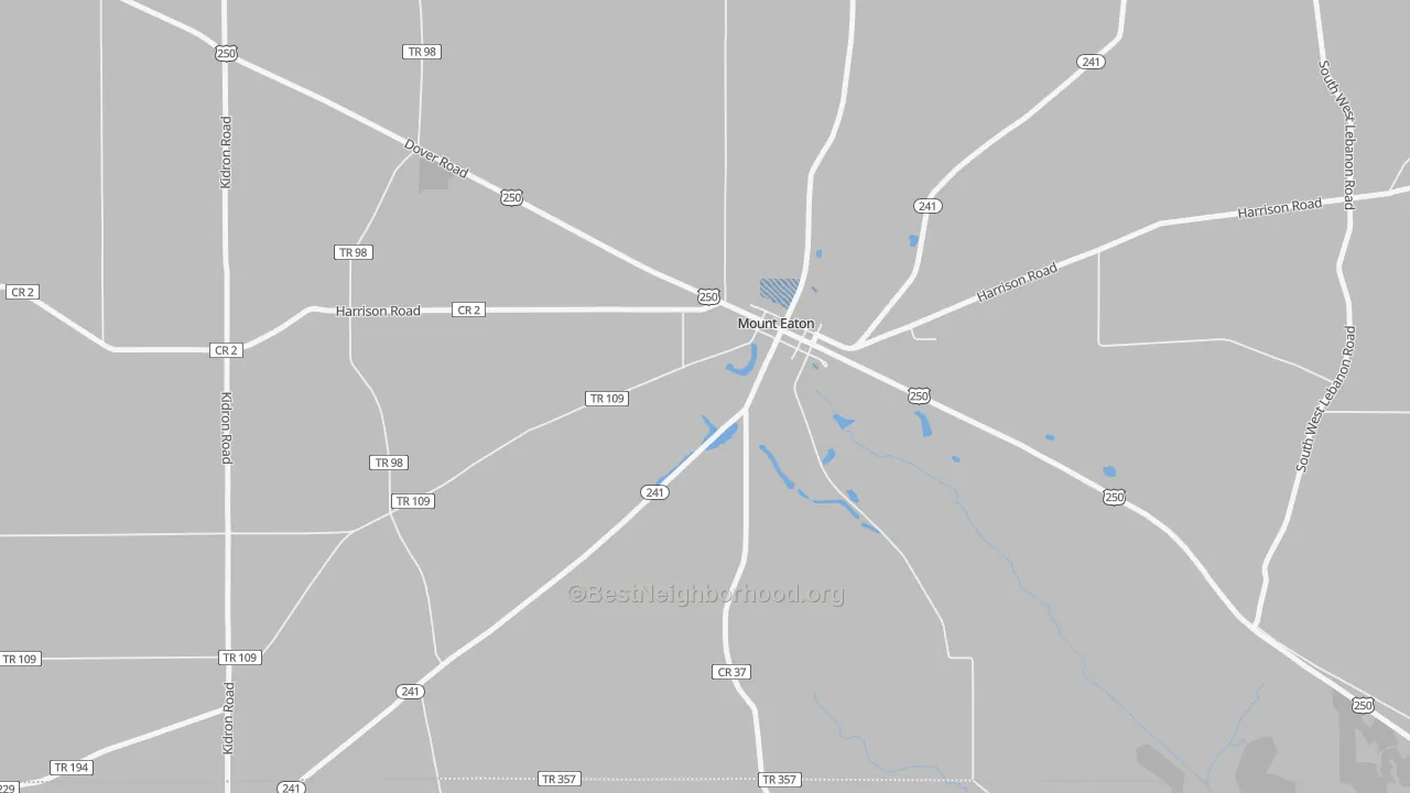 Transit Grade map of 44659, OH