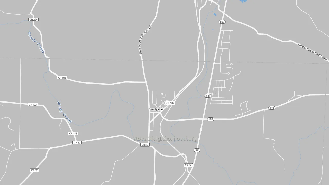 Transit Grade map of 44671, OH