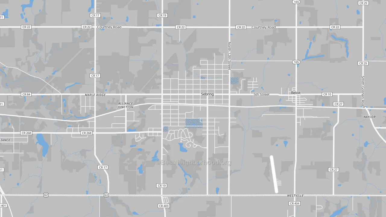 Transit Grade map of 44672, OH