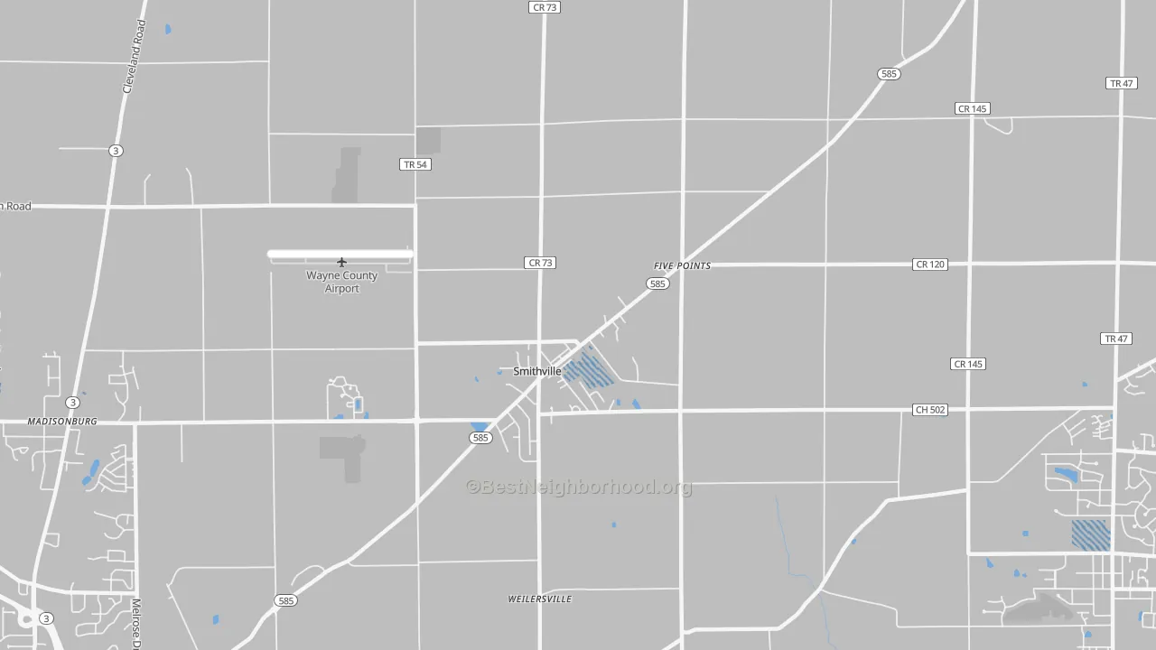 Transit Grade map of 44677, OH
