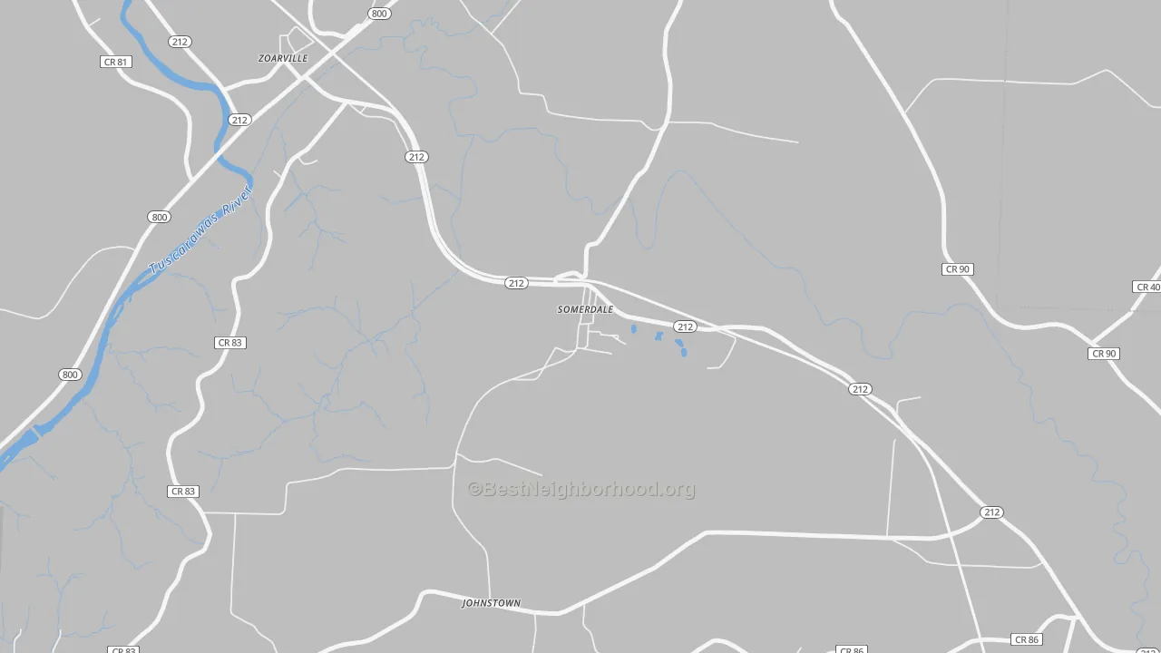 Transit Grade map of 44678, OH