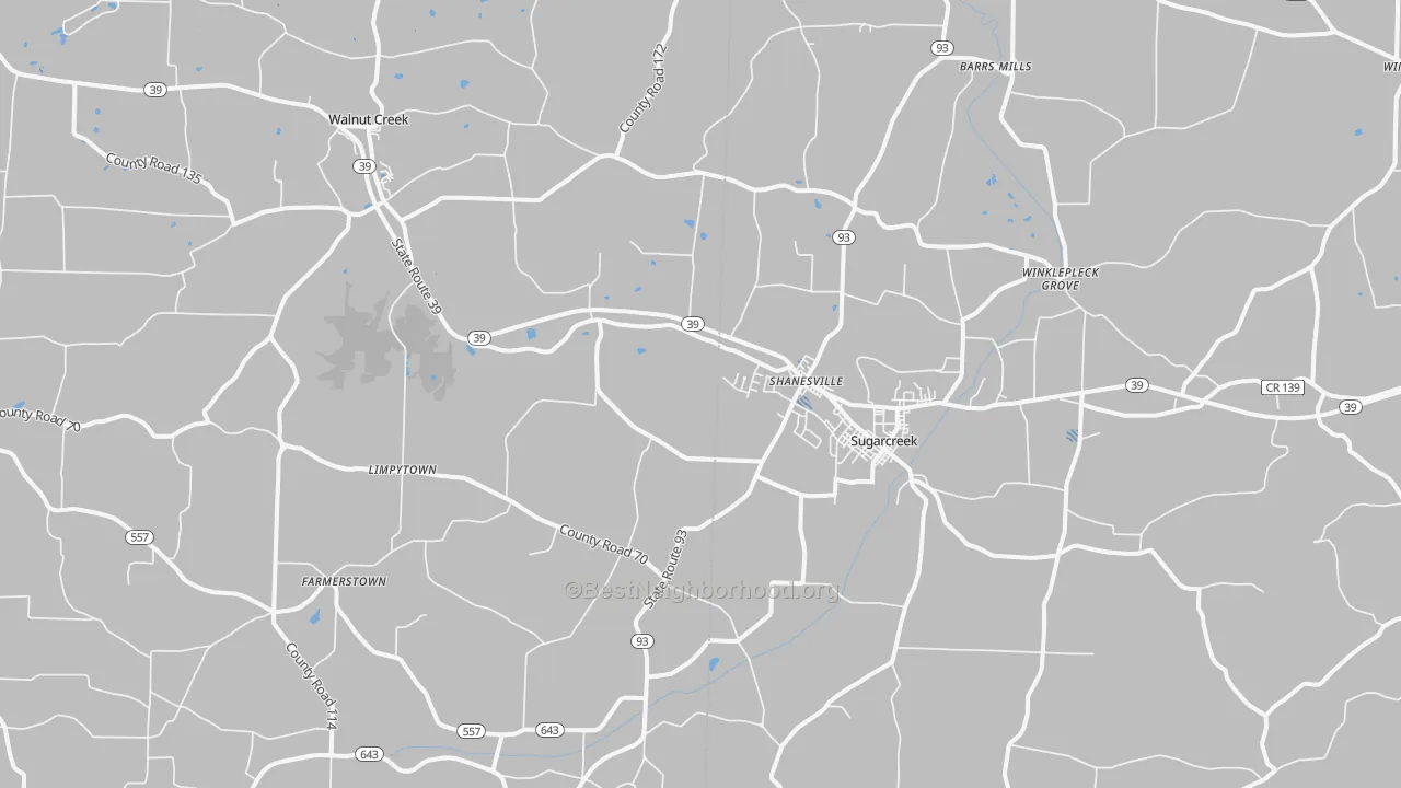 Transit Grade map of 44681, OH