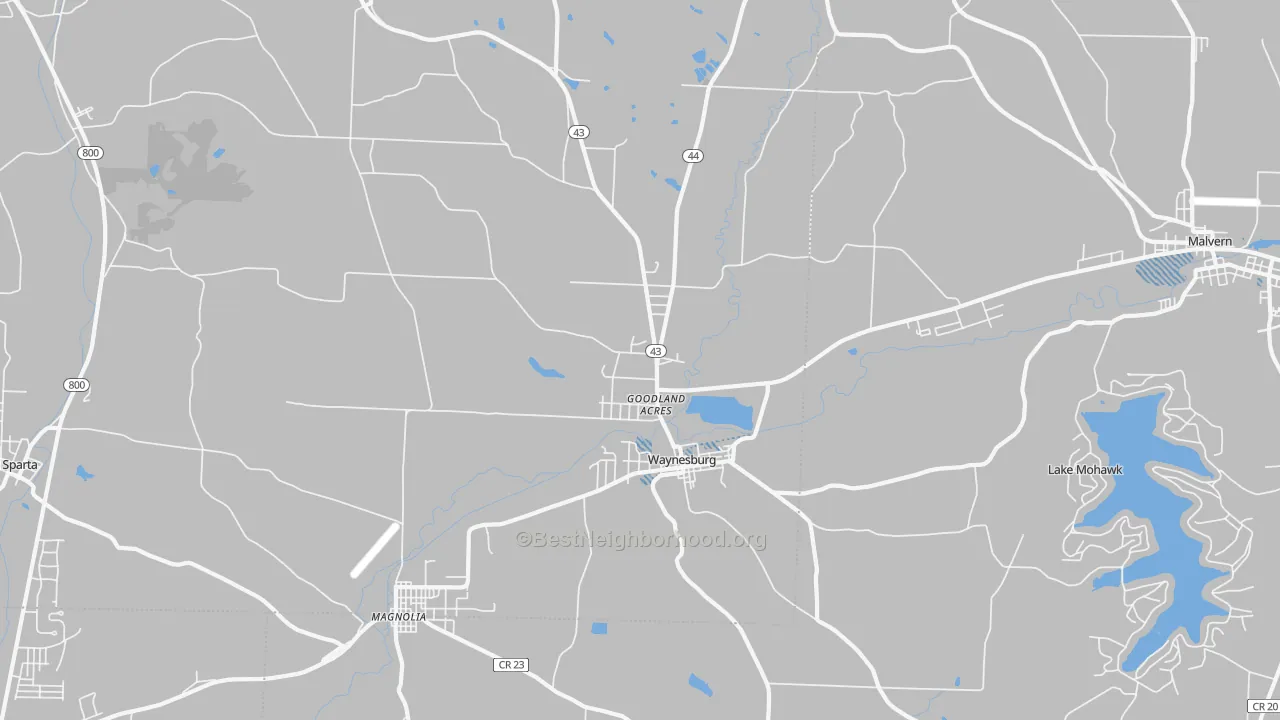 Transit Grade map of 44688, OH
