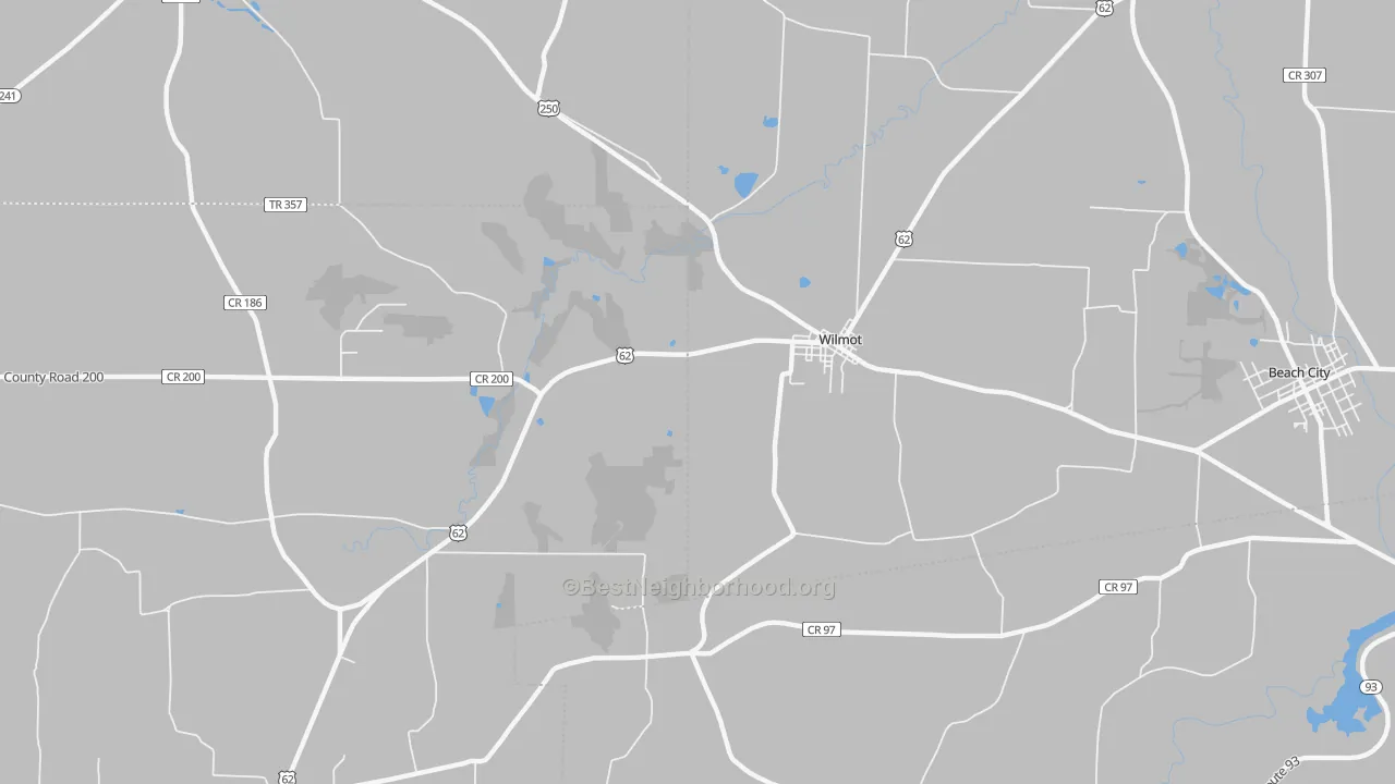 Transit Grade map of 44689, OH