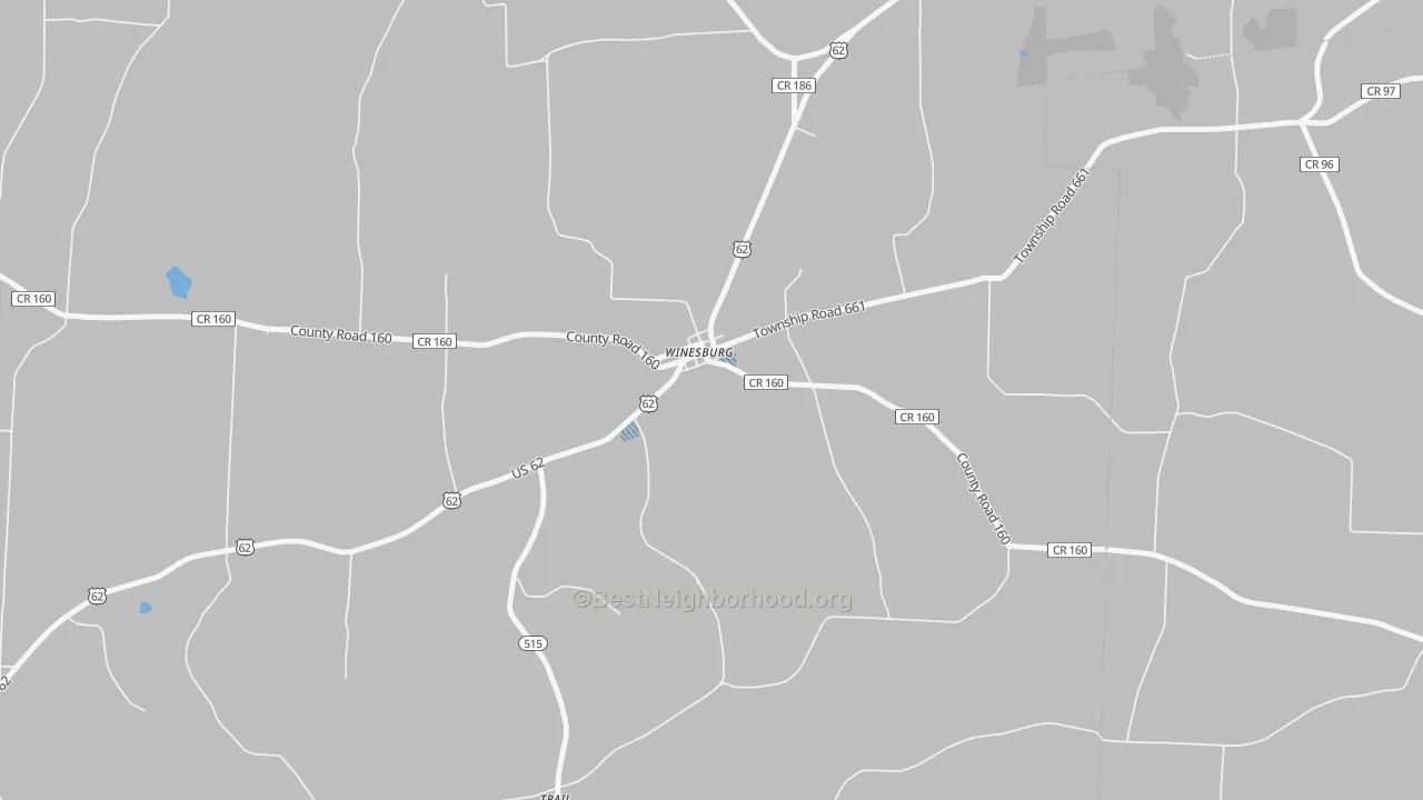 Transit Grade map of 44690, OH