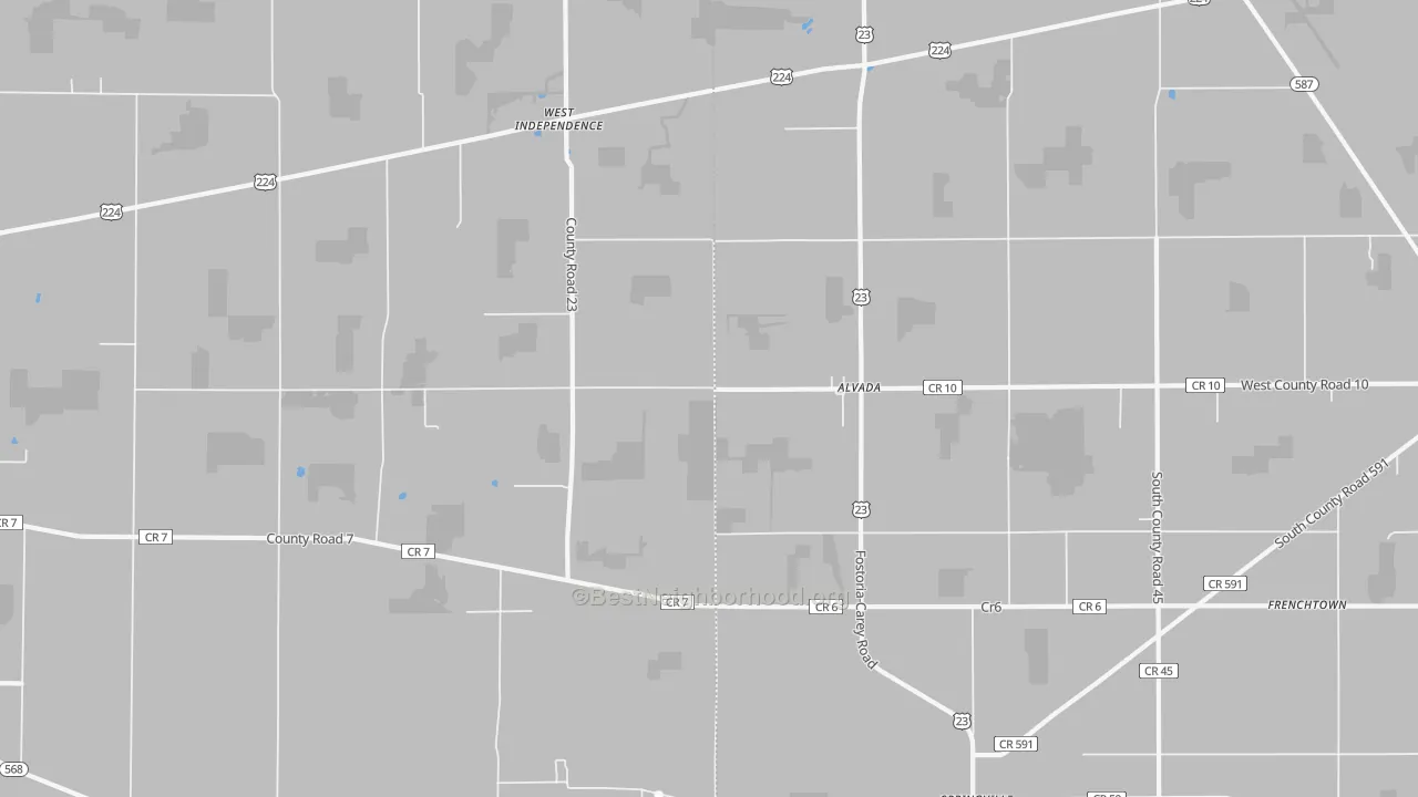 Transit Grade map of 44802, OH