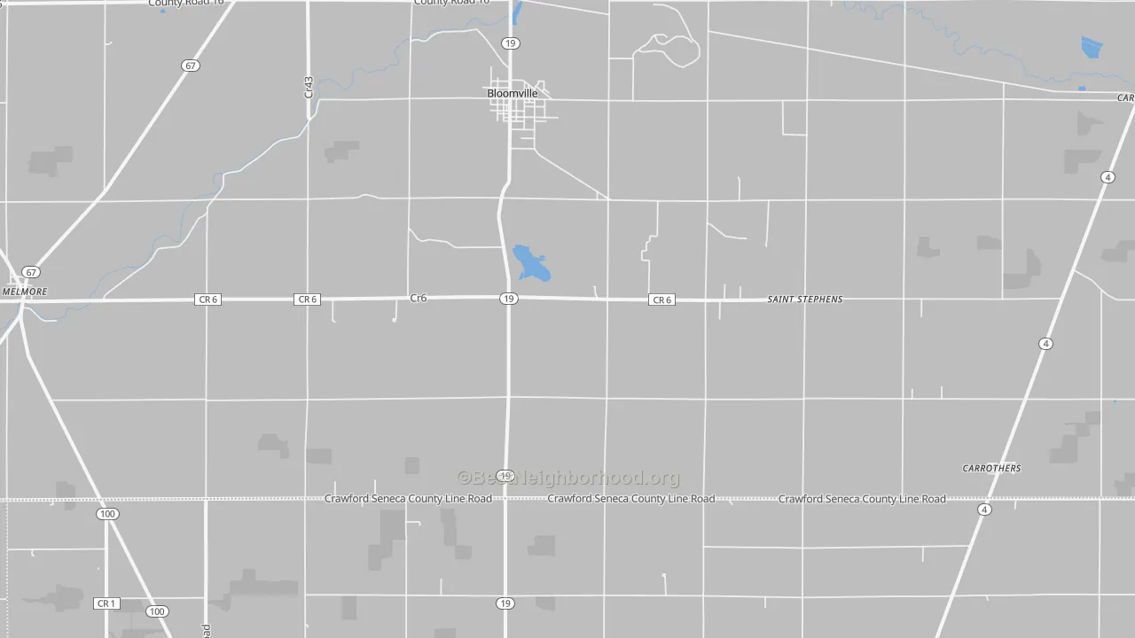 Transit Grade map of 44818, OH