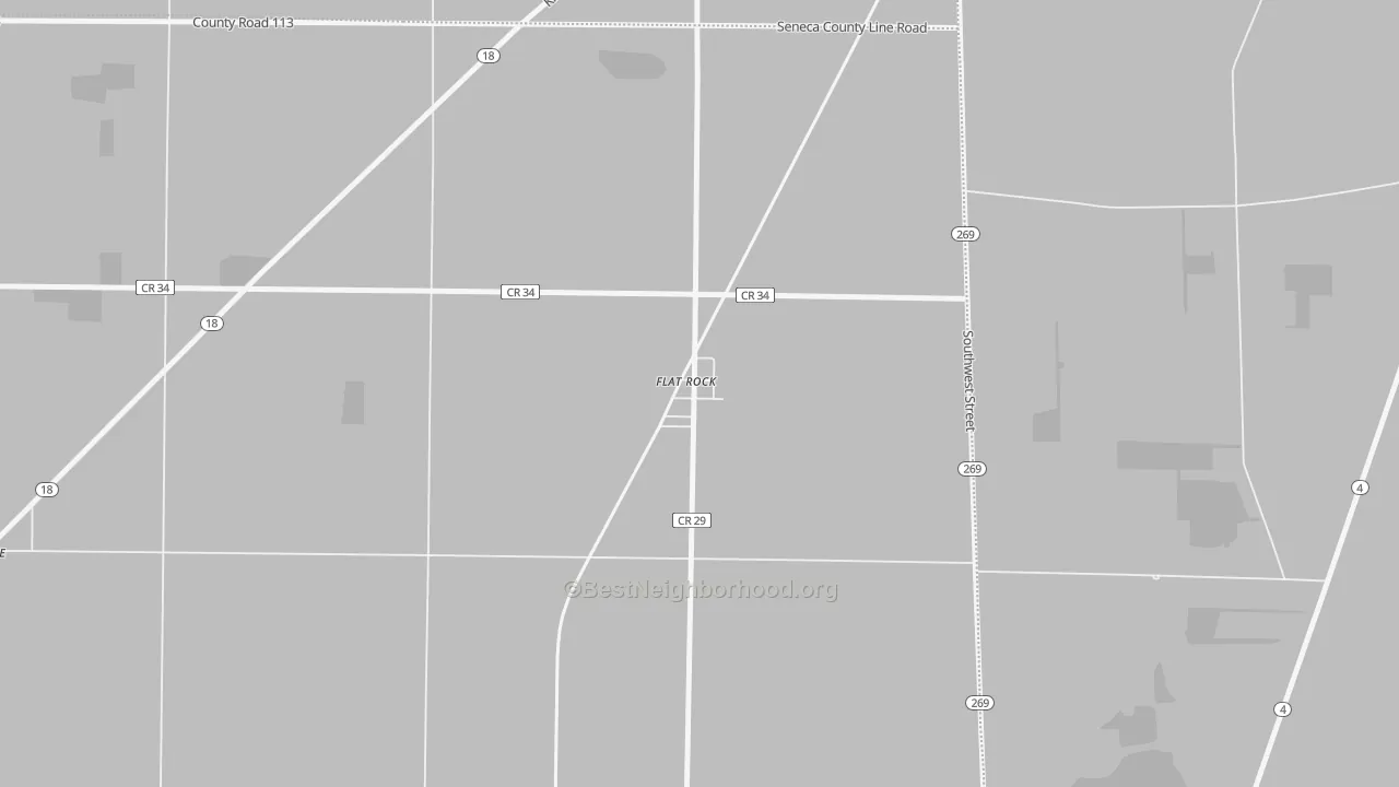 Transit Grade map of 44828, OH
