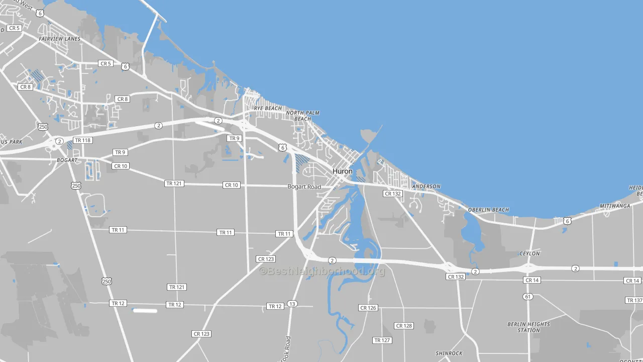 Transit Grade map of 44839, OH