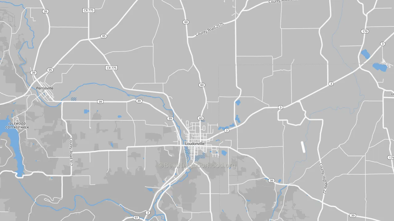 Transit Grade map of 44842, OH