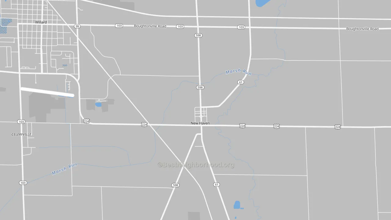 Transit Grade map of 44850, OH