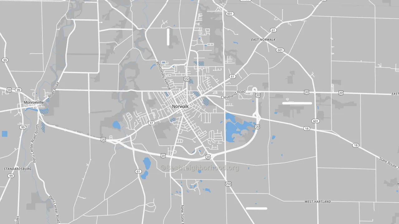 Transit Grade map of 44857, OH