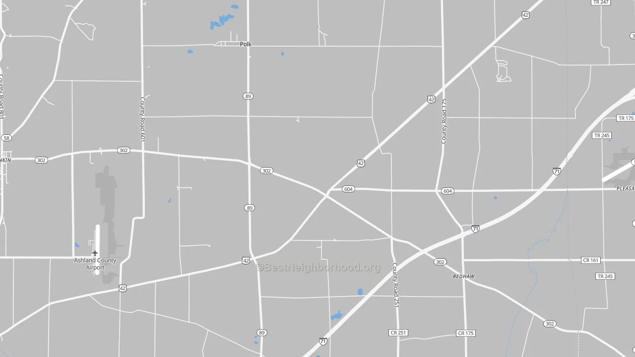 Transit Grade map of 44866, OH