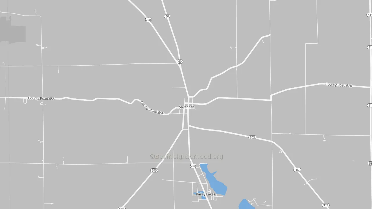 Transit Grade map of 44874, OH