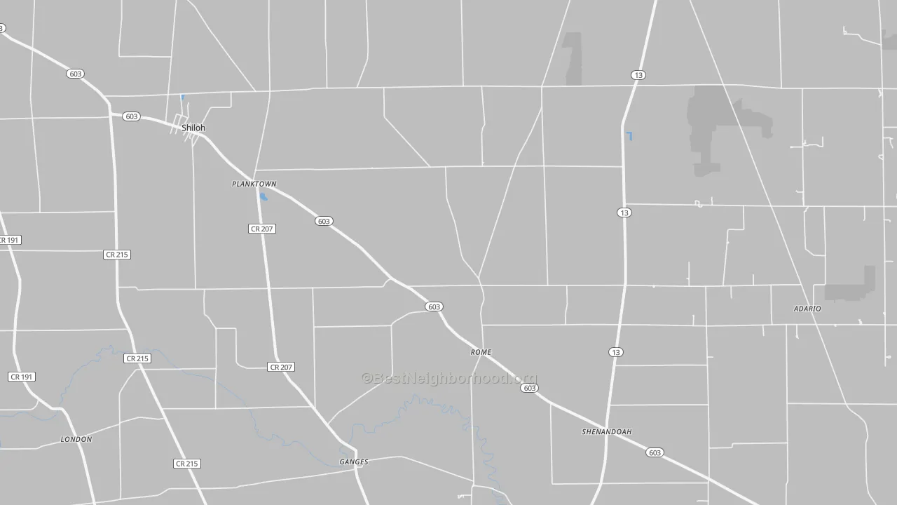 Transit Grade map of 44878, OH