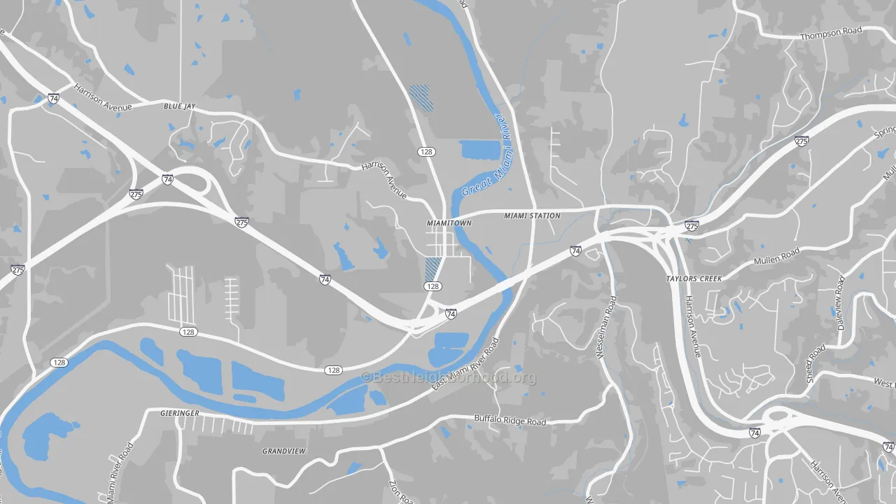 Transit Grade map of 45041, OH
